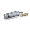 5/16-18 Threaded Barrels Diameter: 5/8'', Length: 1 1/2'', Clear Anodized [Required Material Hole Size: 3/8'' ]