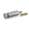 10-24 Threaded Barrels Diameter: 1/2'', Length: 1 1/2'', Clear Anodized [Required Material Hole Size: 7/32'' ]