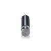 10-24 Threaded Barrels Diameter: 1/2'', Length: 2'', Clear Anodized [Required Material Hole Size: 7/32'' ]