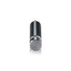 5/16-18 Threaded Barrels Diameter: 5/8'', Length: 2'', Clear Anodized [Required Material Hole Size: 3/8'' ]