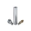 5/16-18 Threaded Barrels Diameter: 5/8'', Length: 3'', Clear Anodized [Required Material Hole Size: 3/8'' ]