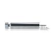 5/16-18 Threaded Barrels Diameter: 5/8'', Length: 3'', Clear Anodized [Required Material Hole Size: 3/8'' ]