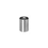 1/4-20 Threaded Barrels Diameter: 3/4'', Length: 1'', Brushed Satin Finish Grade 304 [Required Material Hole Size: 17/64'' ]