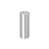 1/4-20 Threaded Barrels Diameter: 3/4'', Length: 2'', Clear Anodized [Required Material Hole Size: 17/64'' ]