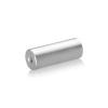 1/4-20 Threaded Barrels Diameter: 3/4'', Length: 2'', Clear Anodized [Required Material Hole Size: 17/64'' ]