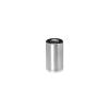 1/4-20 Threaded Barrels Diameter: 5/8'', Length: 1'', Brushed Satin Finish Grade 304 [Required Material Hole Size: 17/64'' ]