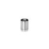 1/4-20 Threaded Barrels Diameter: 5/8'', Length: 3/4'', Polished Finish Grade 304 [Required Material Hole Size: 17/64'' ]