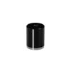 1/4-20 Threaded Barrels Diameter: 7/8'', Length: 1'', Black Anodized [Required Material Hole Size: 17/64'' ]