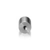1/4-20 Threaded Barrels Diameter: 7/8'', Length: 1'', Brushed Satin Finish Grade 304 [Required Material Hole Size: 17/64'' ]