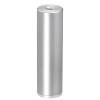 1/4-20 Threaded Barrels Diameter: 7/8'', Length: 3'', Clear Anodized Finish [Required Material Hole Size: 17/64'' ]
