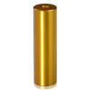 1/4-20 Threaded Barrels Diameter: 7/8'', Length: 3'', Gold Anodized Finish [Required Material Hole Size: 17/64'' ]