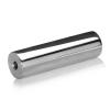 1/4-20 Threaded Barrels Diameter: 7/8'', Length: 3'', Polished Finish Grade 304 [Required Material Hole Size: 17/64'' ]