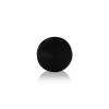 10-24 Threaded Caps Diameter: 1'', Height 1/4'', Black Anodized Aluminum [Required Material Hole Size: 7/32'']