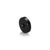 1/4-20 Threaded Caps Diameter: 1'', Height 1/4'', Black Anodized Aluminum [Required Material Hole Size: 5/16'']