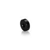 1/4-20 Threaded Caps Diameter: 3/4'', Height: 1/4'', Black Anodized Aluminum [Required Material Hole Size: 5/16'']