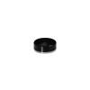 1/4-20 Threaded Caps Diameter: 7/8'', Height: 1/4'', Black Anodized Aluminum [Required Material Hole Size: 5/16'']