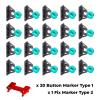 Button Fix Type 2 Bracket with New Upgraded Button x20 + 1 Marker Tool
