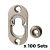 Button Fix Type 1 Metal Fix Bracket Fixing with Stainless Steel Retaining Spring for Fire Retardant Panels, Marine Interiors, Vibration & Shock Tested x100