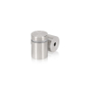 3/4'' Diameter X 3/4'' Barrel Length, (304) Stainless Steel Brushed Finish. Easy Fasten Standoff (For Inside / Outside use) Tamper Proof Standoff [Required Material Hole Size: 7/16'']