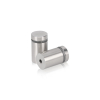 3/4'' Diameter X 1'' Barrel Length, (304) Stainless Steel Brushed Finish. Easy Fasten Standoff (For Inside / Outside use) Tamper Proof Standoff [Required Material Hole Size: 7/16'']
