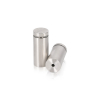 7/8'' Diameter X 1-3/4'' Barrel Length, (304) Stainless Steel Brushed Finish. Easy Fasten Standoff (For Inside / Outside use) Tamper Proof Standoff [Required Material Hole Size: 7/16'']
