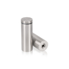 1'' Diameter X 2-1/2'' Barrel Length, (304) Stainless Steel Brushed Finish. Easy Fasten Standoff (For Inside / Outside use) Tamper Proof Standoff [Required Material Hole Size: 7/16'']