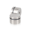 1-1/4'' Diameter X 1/2'' Barrel Length, (316 Marine Grade) Stainless Steel Brushed Finish. Easy Fasten Standoff (For Inside / Outside use) [Required Material Hole Size: 7/16'']