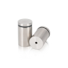 1-1/4'' Diameter X 1-3/4'' Barrel Length, (304) Stainless Steel Brushed Finish. Easy Fasten Standoff (For Inside / Outside use) Tamper Proof Standoff [Required Material Hole Size: 7/16'']