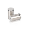 1-1/4'' Diameter X 1-3/4'' Barrel Length, (316 Marine Grade) Stainless Steel Brushed Finish. Easy Fasten Standoff (For Inside / Outside use) [Required Material Hole Size: 7/16'']