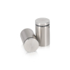 1-1/4'' Diameter X 1-3/4'' Barrel Length, (304) Stainless Steel Brushed Finish. Easy Fasten Standoff (For Inside / Outside use) Tamper Proof Standoff [Required Material Hole Size: 7/16'']