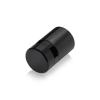 4-Way Standoffs Hub, Diameter: 1'', Thickness: 1/4'', Black Anodized Aluminum [Required Material Hole Size: 7/16'']