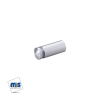 1/2'' Diameter X 1'' Barrel Length, Aluminum Rounded Head Standoffs, Clear Anodized Finish Easy Fasten Standoff (For Inside / Outside use) [Required Material Hole Size: 3/8'']