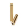 1/2'' Diameter X 2-1/2'' Barrel Length, Aluminum Rounded Head Standoffs, Champagne Anodized Finish Easy Fasten Standoff (For Inside / Outside use) [Required Material Hole Size: 3/8'']