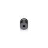 5/8'' Diameter X 1/2'' Barrel Length, Aluminum Rounded Head Standoffs, Titanium Anodized Finish Easy Fasten Standoff (For Inside / Outside use) [Required Material Hole Size: 7/16'']