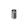 5/8'' Diameter X 3/4'' Barrel Length, Aluminum Rounded Head Standoffs, Titanium Anodized Finish Easy Fasten Standoff (For Inside / Outside use) [Required Material Hole Size: 7/16'']