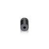 5/8'' Diameter X 3/4'' Barrel Length, Aluminum Rounded Head Standoffs, Titanium Anodized Finish Easy Fasten Standoff (For Inside / Outside use) [Required Material Hole Size: 7/16'']