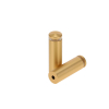 5/8'' Diameter X 1-3/4'' Barrel Length, Aluminum Rounded Head Standoffs, Matte Champagne Anodized Finish Easy Fasten Standoff (For Inside / Outside use) [Required Material Hole Size: 7/16'']