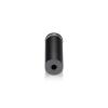5/8'' Diameter X 1-3/4'' Barrel Length, Aluminum Rounded Head Standoffs, Titanium Anodized Finish Easy Fasten Standoff (For Inside / Outside use) [Required Material Hole Size: 7/16'']