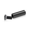 5/8'' Diameter X 1-3/4'' Barrel Length, Aluminum Rounded Head Standoffs, Titanium Anodized Finish Easy Fasten Standoff (For Inside / Outside use) [Required Material Hole Size: 7/16'']