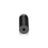 3/4'' Diameter X 1-3/4'' Barrel Length, Aluminum Rounded Head Standoffs, Titanium Anodized Finish Easy Fasten Standoff (For Inside / Outside use) [Required Material Hole Size: 7/16'']