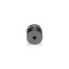 7/8'' Diameter X 1/2'' Barrel Length, Aluminum Rounded Head Standoffs, Titanium Anodized Finish Easy Fasten Standoff (For Inside / Outside use) [Required Material Hole Size: 7/16'']