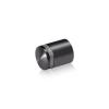 7/8'' Diameter X 3/4'' Barrel Length, Aluminum Rounded Head Standoffs, Titanium Anodized Finish Easy Fasten Standoff (For Inside / Outside use) [Required Material Hole Size: 7/16'']