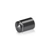 7/8'' Diameter X 1'' Barrel Length, Aluminum Rounded Head Standoffs, Titanium Anodized Finish Easy Fasten Standoff (For Inside / Outside use) [Required Material Hole Size: 7/16'']
