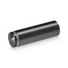 7/8'' Diameter X 2-1/2'' Barrel Length, Aluminum Rounded Head Standoffs, Titanium Anodized Finish Easy Fasten Standoff (For Inside / Outside use) [Required Material Hole Size: 7/16'']