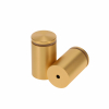 1-1/4'' Diameter X 1-3/4'' Barrel Length, Aluminum Rounded Head Standoffs, Matte Champagne Anodized Finish Easy Fasten Standoff (For Inside / Outside use) [Required Material Hole Size: 7/16'']
