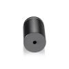 1-1/4'' Diameter X 1-3/4'' Barrel Length, Aluminum Rounded Head Standoffs, Titanium Anodized Finish Easy Fasten Standoff (For Inside / Outside use) [Required Material Hole Size: 7/16'']