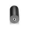 1-1/4'' Diameter X 2-1/2'' Barrel Length, Aluminum Rounded Head Standoffs, Titanium Anodized Finish Easy Fasten Standoff (For Inside / Outside use) [Required Material Hole Size: 7/16'']