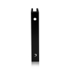 4'' Length Matte Black Aluminum Direct Sign Mounts for Up to 1/4'' Substrate