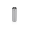 1/2'' Diameter X 1-1/2'' Barrel Length, Affordable Aluminum Standoffs, Steel Grey Anodized Finish Easy Fasten Standoff (For Inside / Outside use) [Required Material Hole Size: 3/8'']