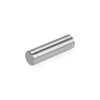 1/2'' Diameter X 1-1/2'' Barrel Length, Affordable Aluminum Standoffs, Steel Grey Anodized Finish Easy Fasten Standoff (For Inside / Outside use) [Required Material Hole Size: 3/8'']